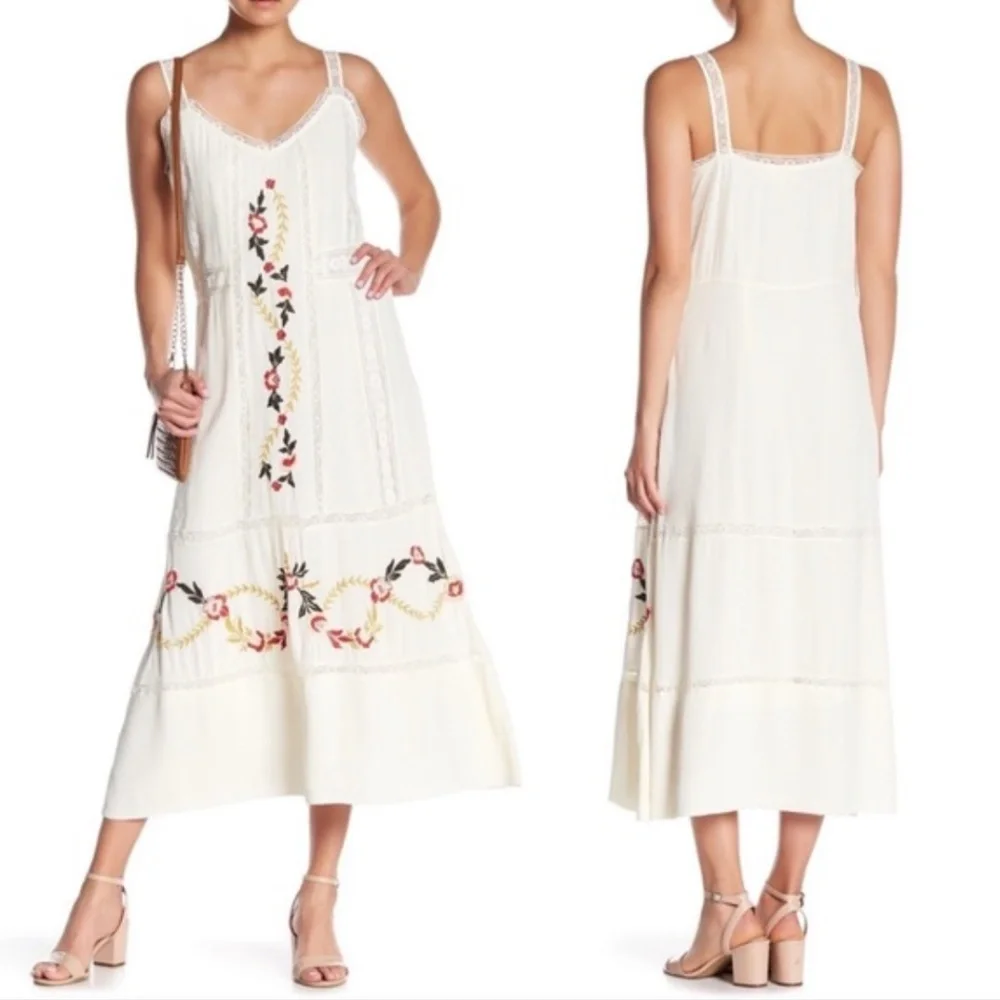 Nanette Lepore palomino embroidered midi dress - Picture 2 of 4